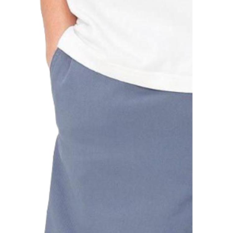 Carhartt WIP Solid Color Elastic Straight Leg Casual Shorts Men shorts Blue I030480-1YD-GD