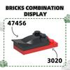 Non-Toxic 91Pcs/Lot No.47456 Wedge Curved 2 X 3 X 2/3 Block Moc Color Accessories Compatible With Brick Diy Children'S Toy Assembly Parts