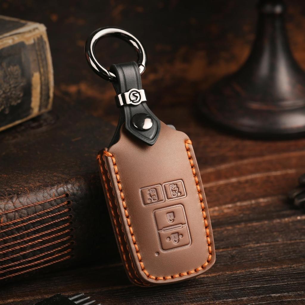 Toyota Voxy 80 Noah 80 Series Smart Key Case, Genuine Leather Sienta 170 Series,