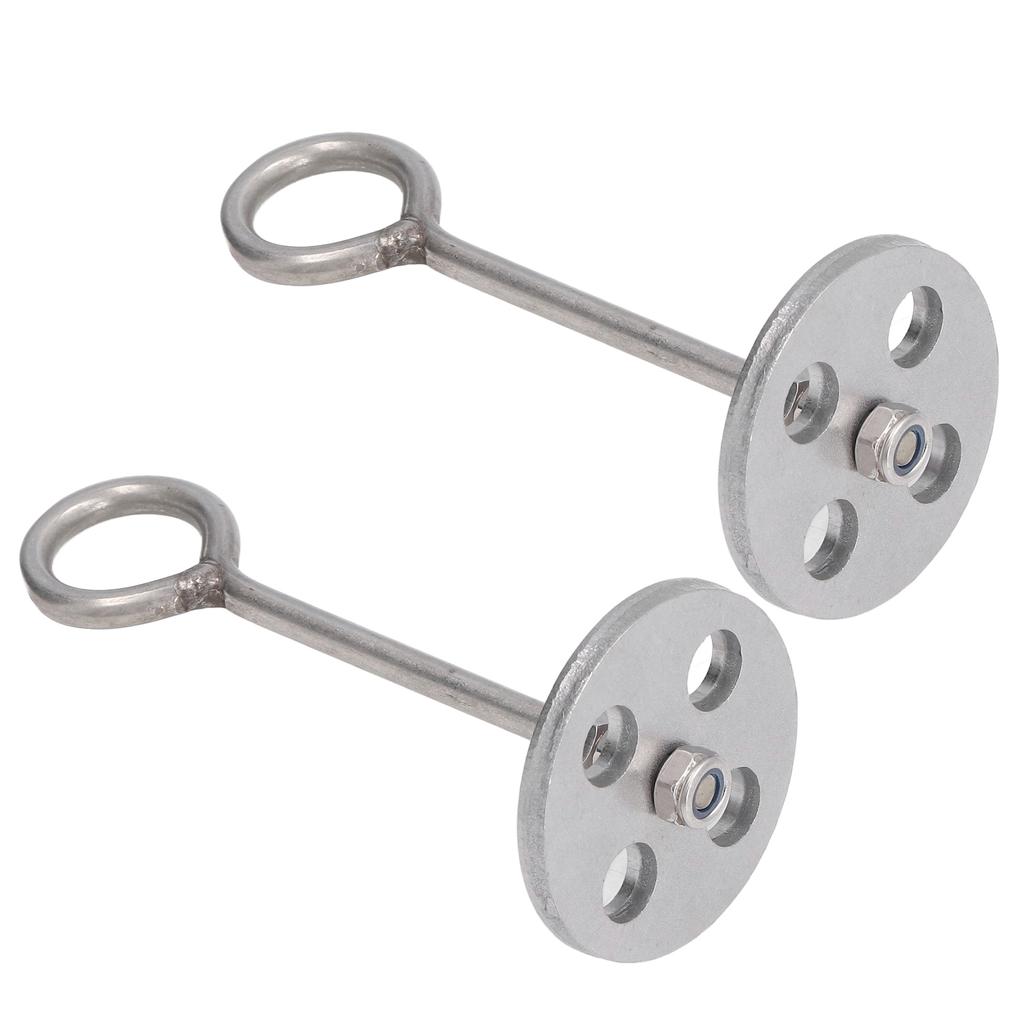 2pcs Cattle Nose Pliers Ring Safe Wear Resistant Cattle Nose Clamp for Cow Bull Cattle All Stainless Steel