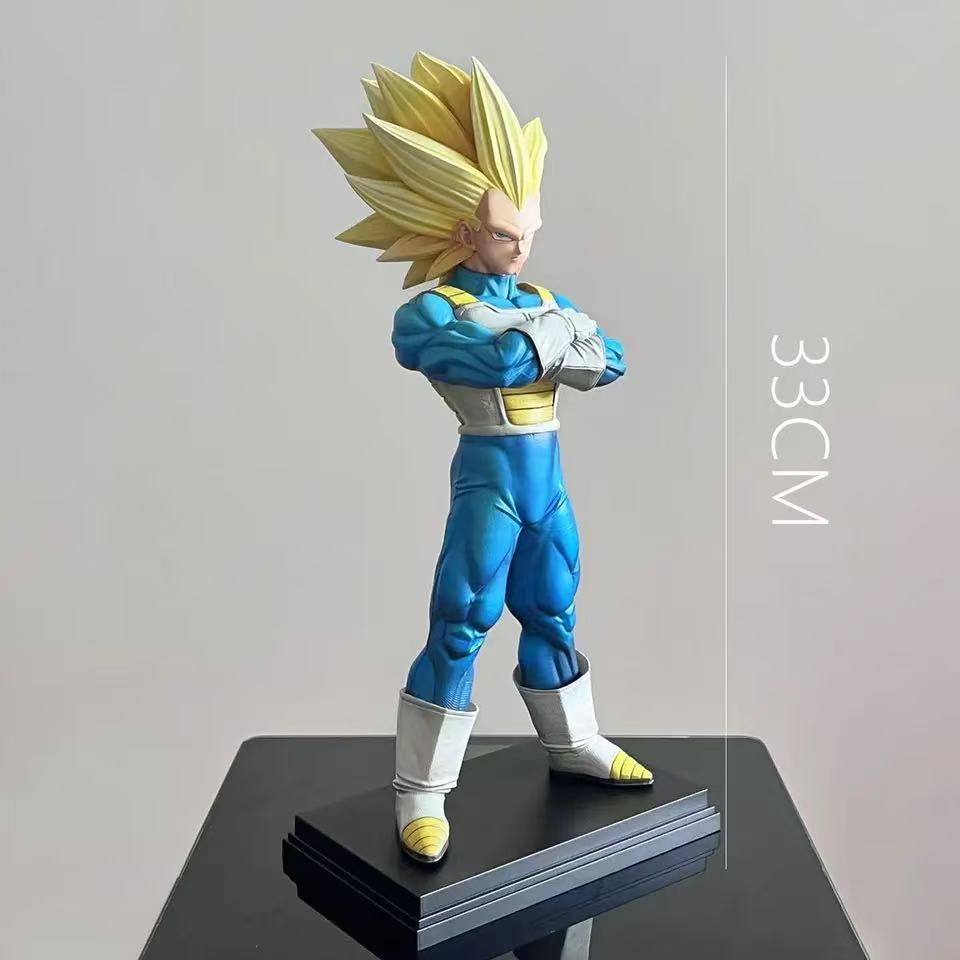 Drogan Boll Z Ssj3 Vegeta Figure Super Saiyan 3 Daima Vegeta Action Figures Gk Statue Collection Model Toys Gift