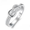JewelryPalace New Arrival Infinity Love Knot Gemstone 925 Sterling Silver Statement Ring for Woman Fashion Classic Fine Jewelry