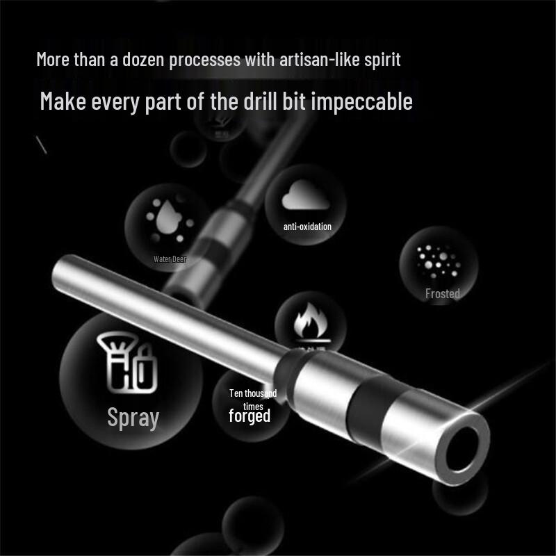 Deli Hollow Drill Bit for Binding Machines CN Plug (adapter Included)