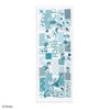 Handtuchmuseum Tenugui Hergestellt in 34 x Disney Handtuch, Japan, 100% Baumwolle, ca.. 90cm, "Hareyaka" Blau, 38-1522120