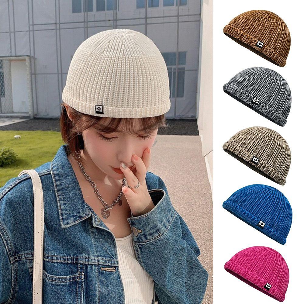 Thickened Knitted Hat Windproof Warm Bonnets Autumn Winter Hat Outdoor