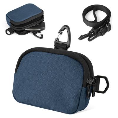 Men's and Women's Wallet with Neck Strap, Carabiner, and Key Ring for IC Card Storage, Coin Purse, and Coin Purse. Compact and Perfect for Kids.