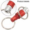 Portable Keychain With Detachable Quick Release Metal Key Ring° Rotation Dual Ring Buckle Hand Tools