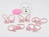 Flashing Bear Hair Ties for Kindergarten Girls - Gentle, Colorful Rubber Bands