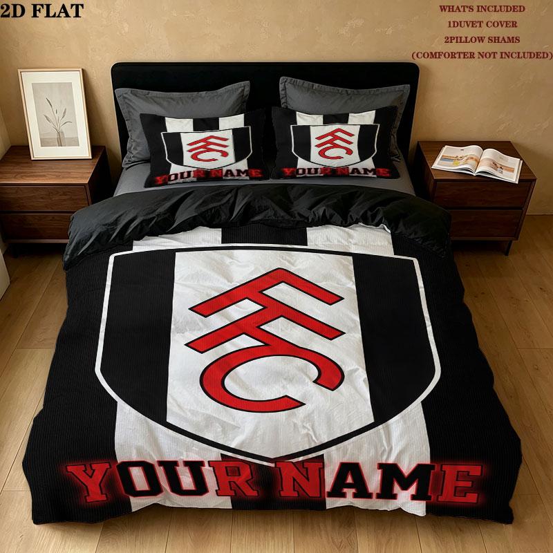 Custom Fulham Bedding Quilt Set Quilt Cover Pillowcase Home Decoration Birthday Gift (1 * duvet cover + 2 * pillowcase, without core)