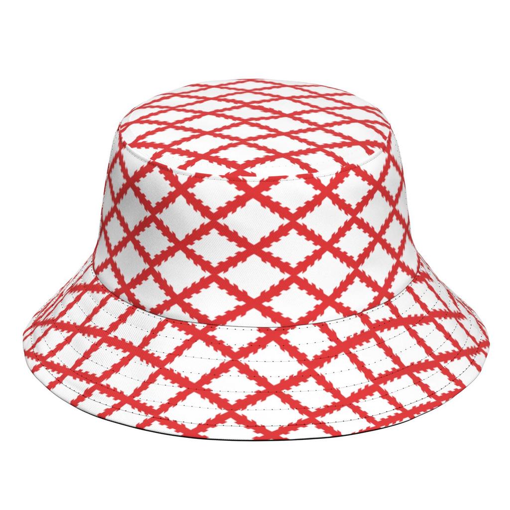 Spanish Empire Custom Made Name Team Logo Bucket Cap Burgundy Hispanic Catholic Monarchy Print Photo Flag Fisherman Hats