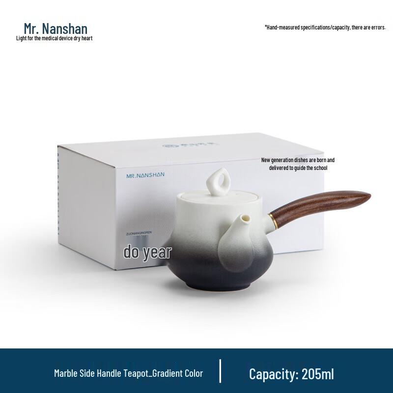 

Mr. Nanshan Gongfu Ceramic Side-Handle Teapot