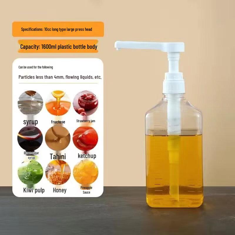 ZISIZ Glas Sirup Spender Flasche