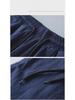 Men's Wide-Leg Cotton-Linen Harem Pants - Casual, Loose Fit with Cuffed Ankles, Ideal for Spring/Summer Fashion.