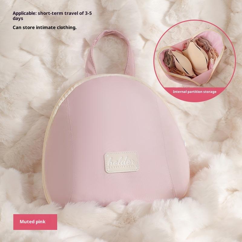 1Pcs Portable Travel Underwear Socks Bra Organizer Bag Polyester Fiber Handheld Storage Bag For Intimate Clothes Ball Shaped