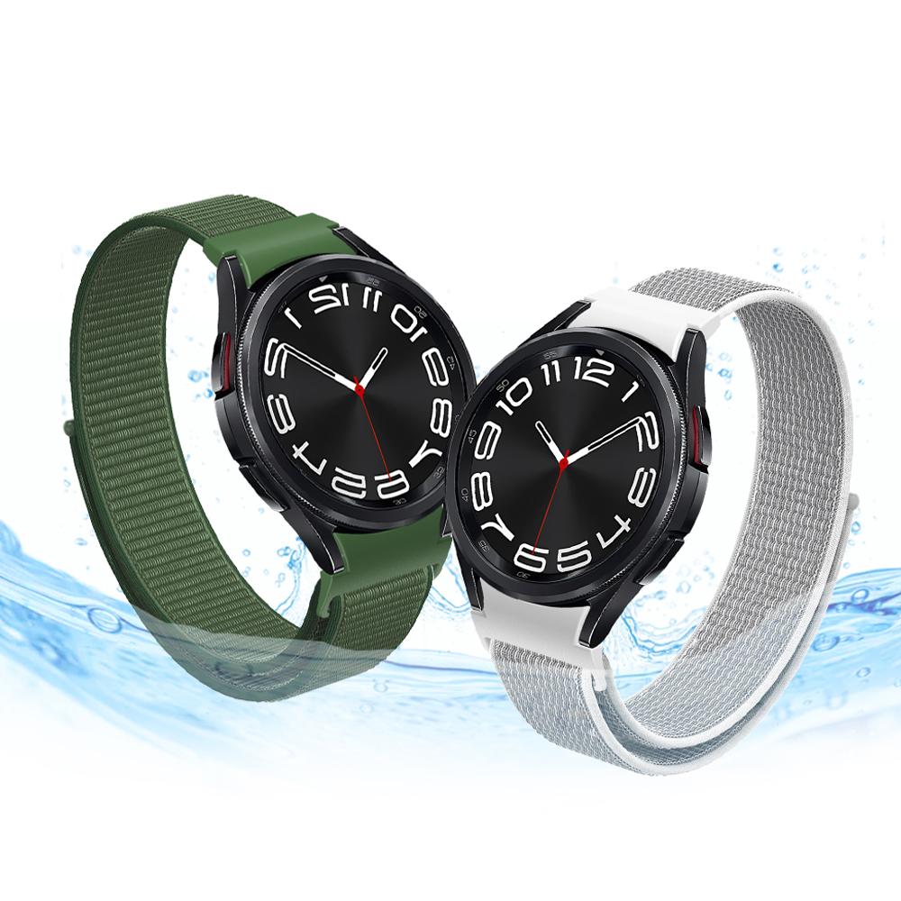 20mm Band For Samsung Galaxy Watch 6 7 4 Classic 5 pro 44mm 40mm 47mm 43mm 45mm Nylon loop bracelet correa Galaxy Watch 4 Strap