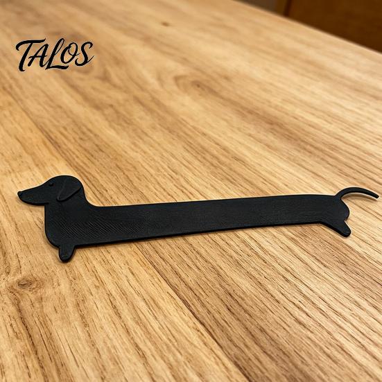 Talos 2Pcs 3D Printed Dog Bookmark, Dachshund Page Holder for Students, Cute Puppy Book Marker Office School Reading, Gift Lovers