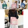 Bunny Ears Tote Bag With Splicing Design For Daily Casual Use