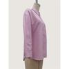 Women's summer striped shirt long-sleeved lapel loose shirt