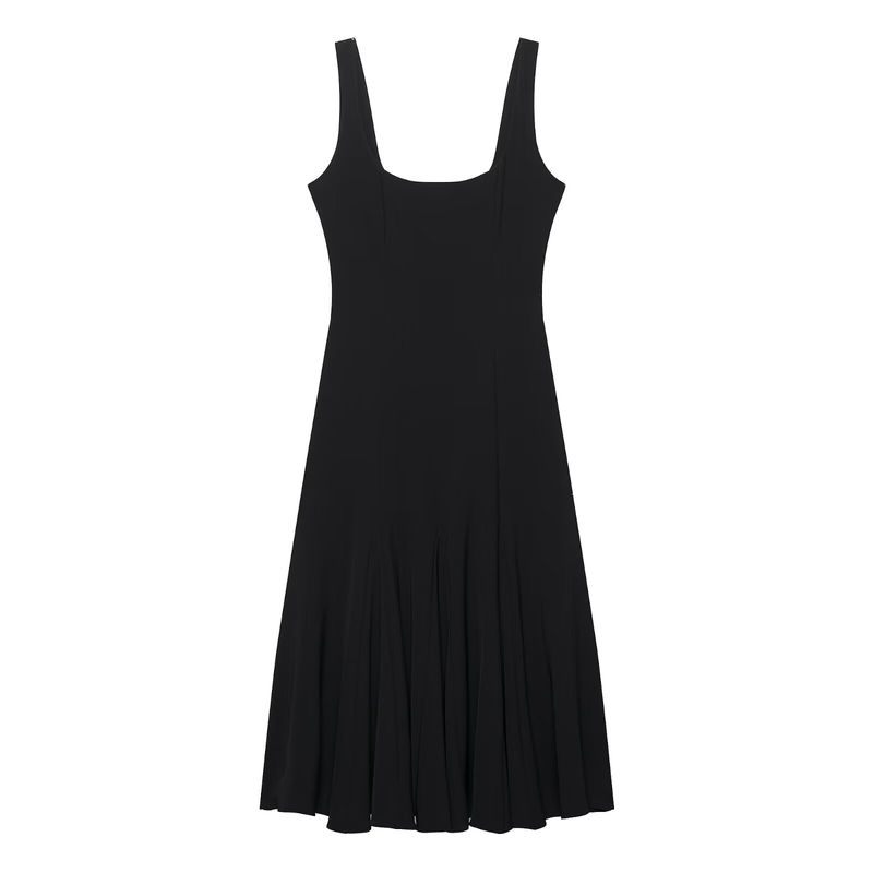 Kaslead New Arrival Women's Clothing Fashion Style Fashion Minimalist Midi Skirt Vest Dress 4088046 800