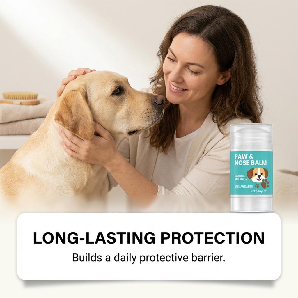 Balsamo Naso e Zampe Cane Crema Zampe Cane Gatti Cani Protettore Zampe Crema Idratante Zampe Animali Domestici Naso Screpolato Zampe Secche Sollievo Riparazione Zampe