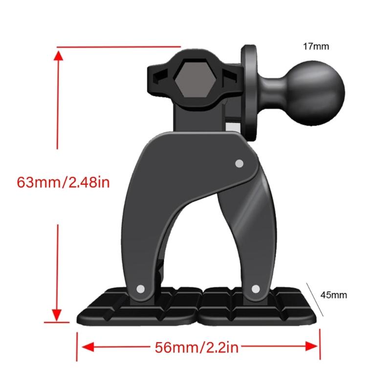 Replacement Mounting Base 17mm Ball Head Base Car Dashboard Phone Bracket Adhesive Sticker Base Adjustable Stand Base