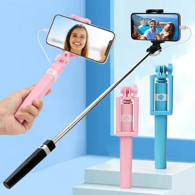 Palo de Selfie controlado por cable, Mini palo de Selfie portátil con enchufe tipo C adecuado