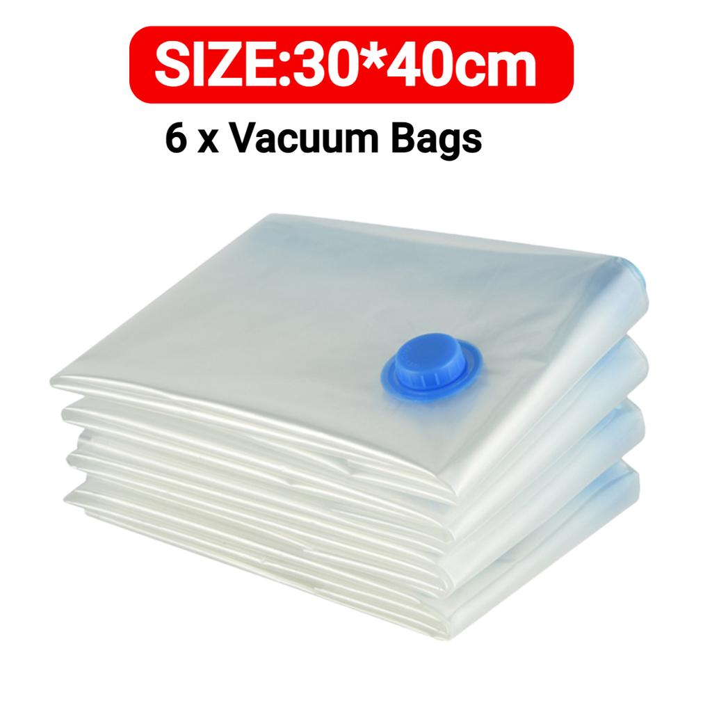 7 Sizes Reusable Vacuum Bags Electric Pump or Vacuum Compression Sealer Bag Mini Vacuum Sealer Machine for Clothes Organizer