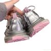 Summer Retro Platform Sneakers For Women Thick Sole Height Increasing Casual Comfortable Fashionable Versatile Shoes
