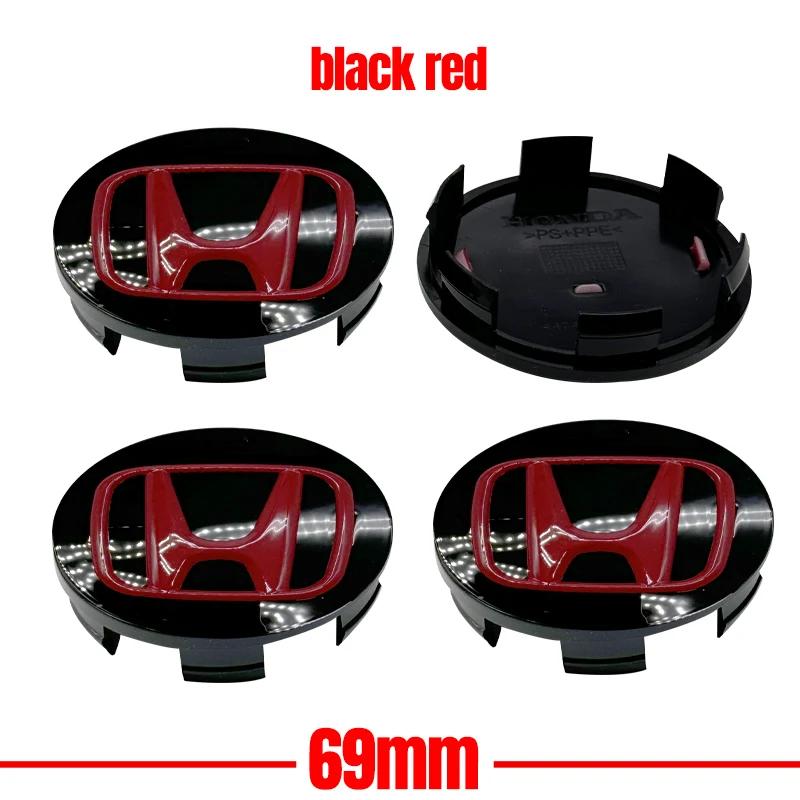 4PCS 58mm 62mm 69mm Car Wheel Center Covers Hub Caps For Honda Civic Accord Fit CRV Jazz Odyssey Prelude Insight HRV Crider XRV