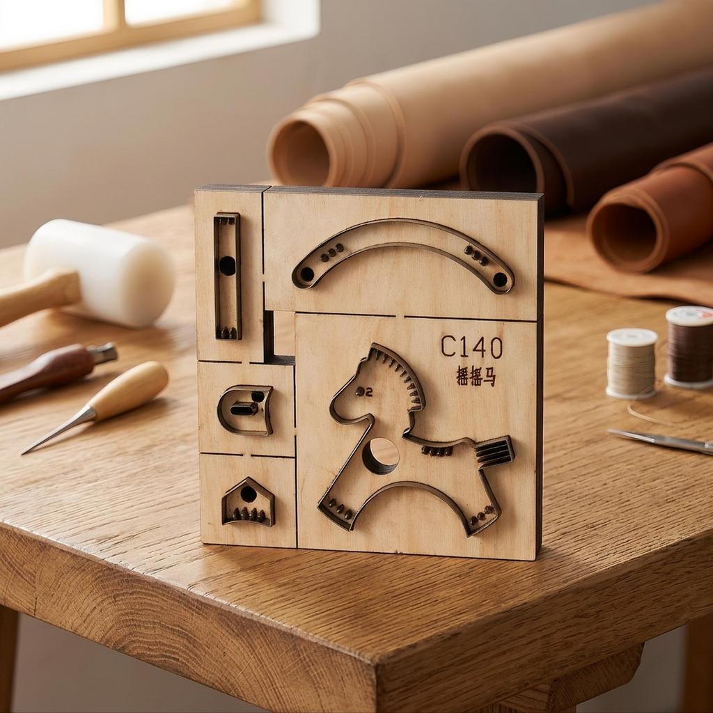 Rocking Horse Cutting Die | Sturdy, Shape Die, for Handmade Keychains