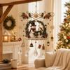 Elk Snowman Painted Crystal Pendant Acrylic Christmas Hanging Ornaments  Home Decoration