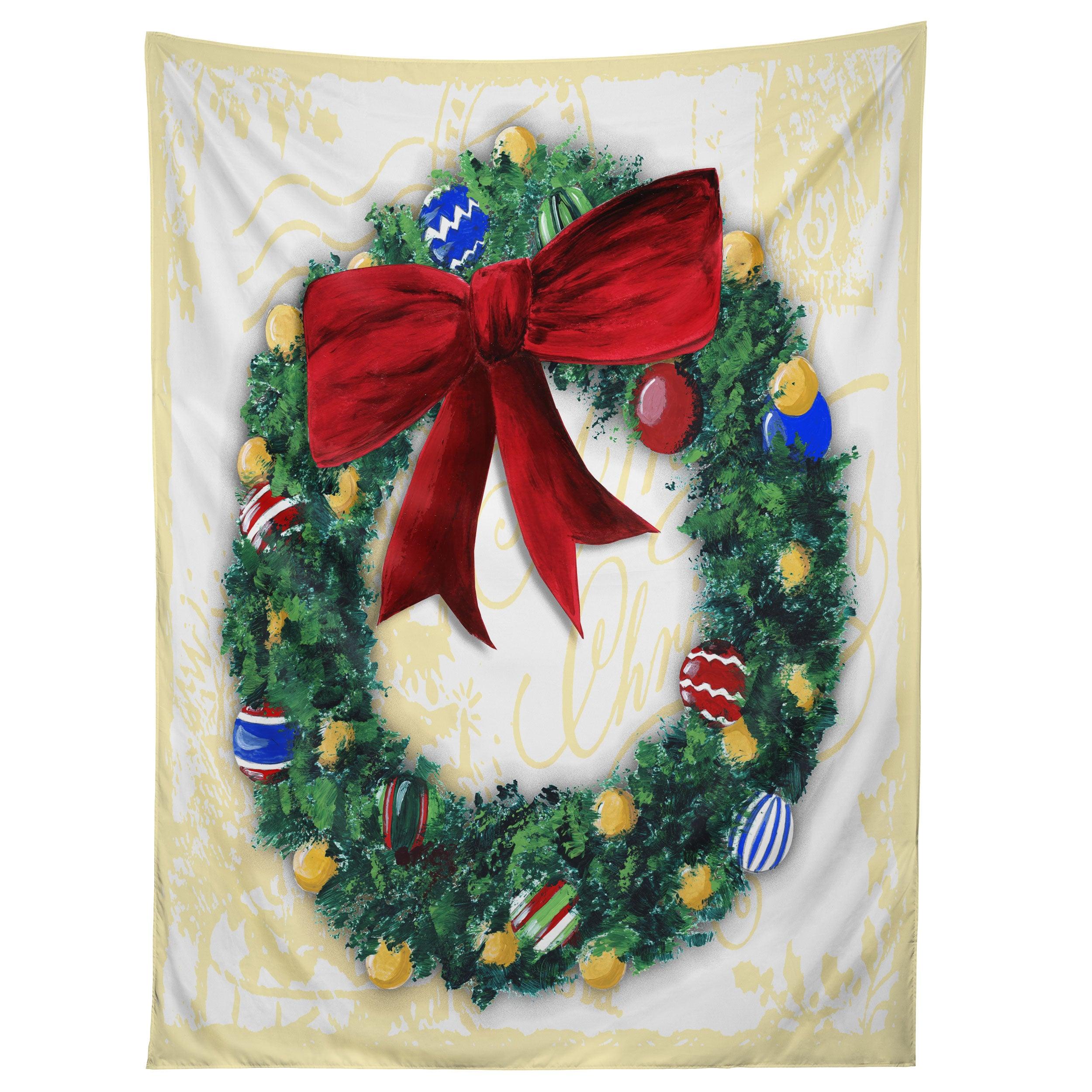 PINE WREATH tapestry 75x100
