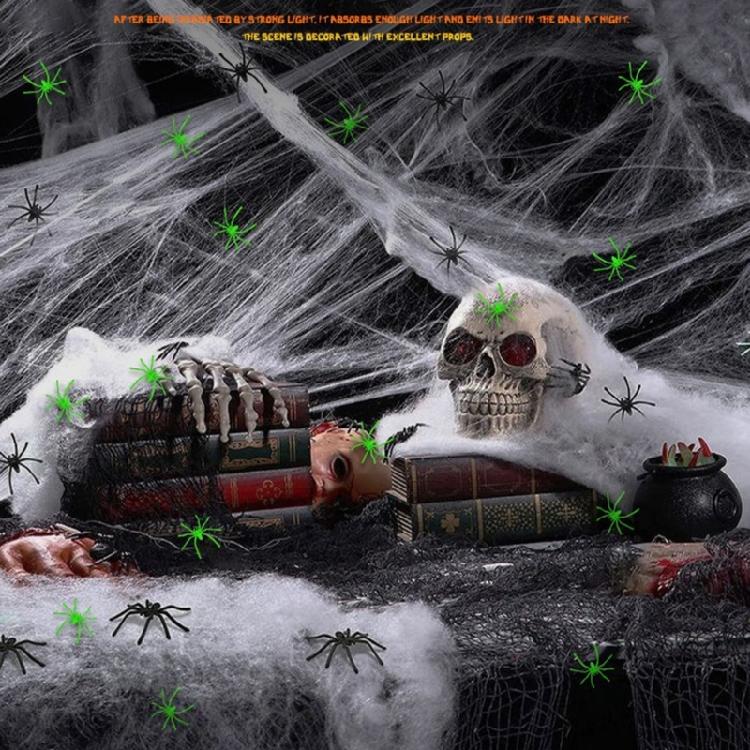 Halloween Party Decorative Spiders Props Set of 20/50 Simulation Spiders Set Festival Room Decoration Scary Spiders Figure