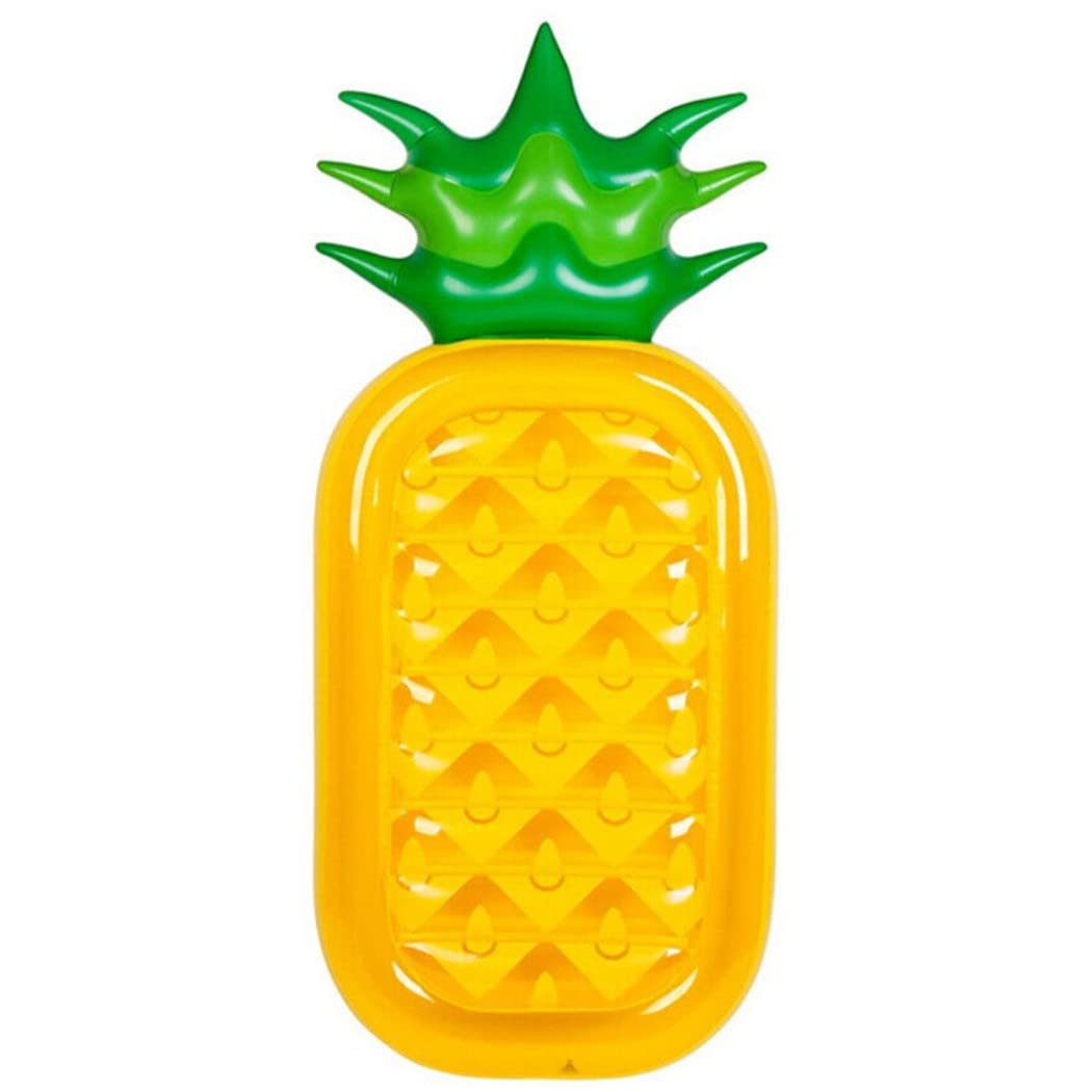 

HappyHome Swimming Ring Pineapple Boat Float Pine Water Hammock Large Swimming Ring Beach Swimming Cute Pool Raft (Pineapple)