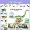 Modelo de Dinossauro Silicone Macio Tamanho Grande Dinossauro de Pescoço Longo Brinquedo Para Crianças Colecionável Presente