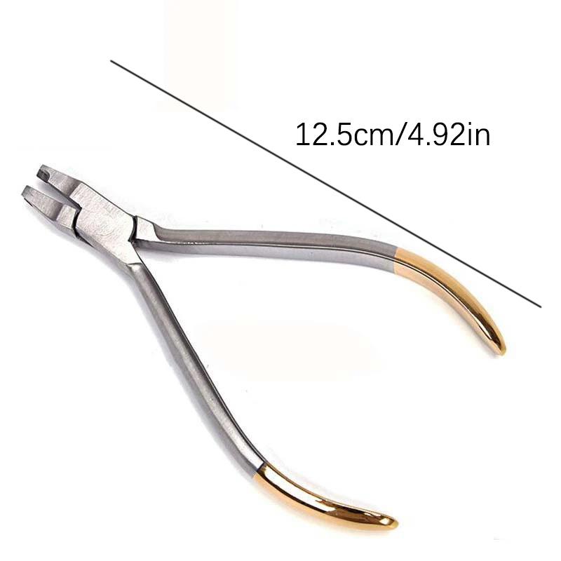 Dental Free Hook Clamp Forceps Stainless Steel Orthodontic Pliers Crimpable Hook Placement Instrument for Dentists