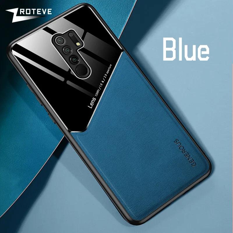 

Для Redmi9 Чехол ZROTEVE PU кожаный автомобильный магнитный жесткий чехол для ПК для Xiaomi Redmi 9 9A 9C 10 10A 10C Xiomi Redmi9A Redmi9C Чехлы Redmi 9 синий