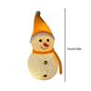 New Christmas LED Light Battery Powered Christmas Snowman Lantern Warm White Snowman Ground Lamp Waterproof Christmas Decoration