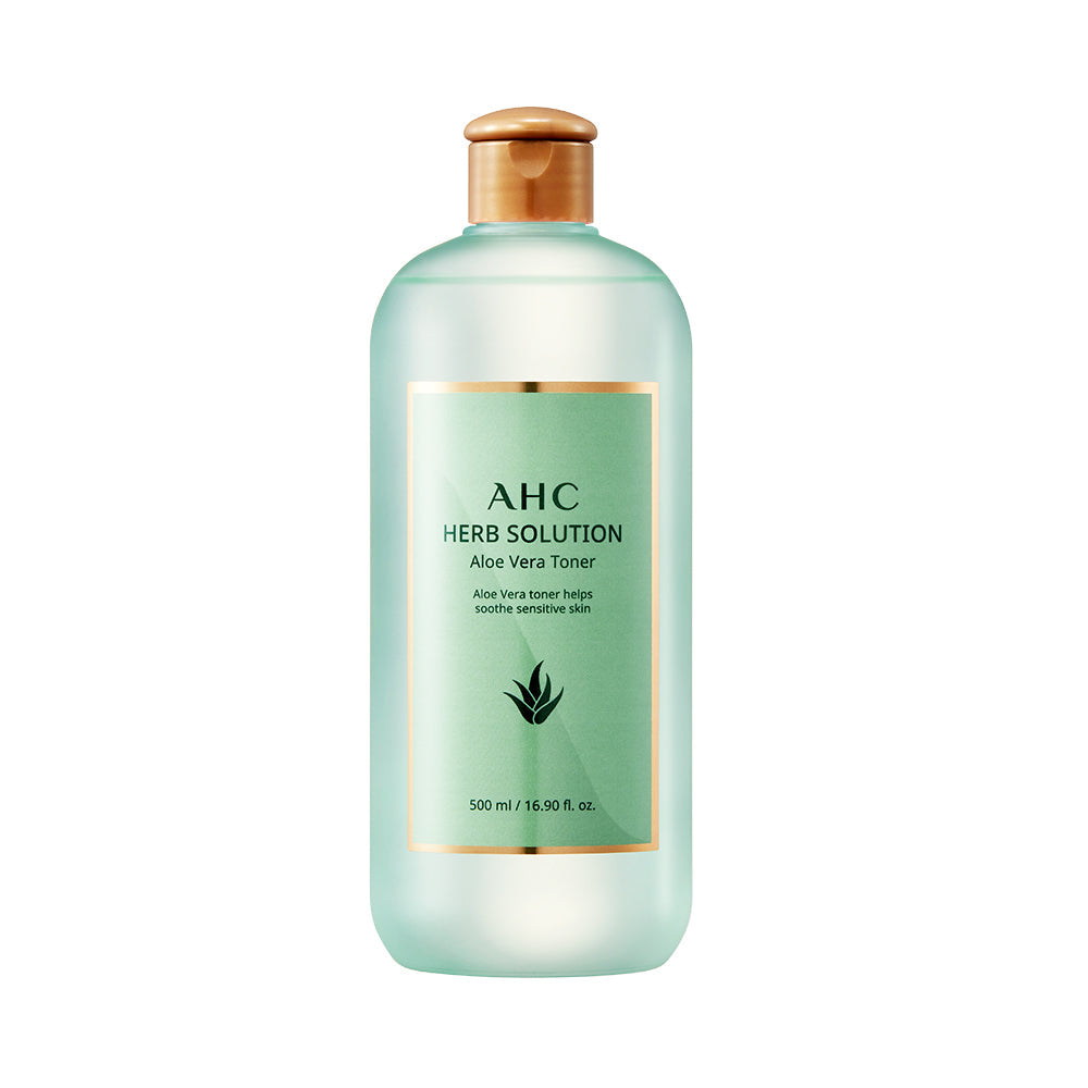 AHC Herb Solution Aloe Vera Toner 500ml Aloe Toner