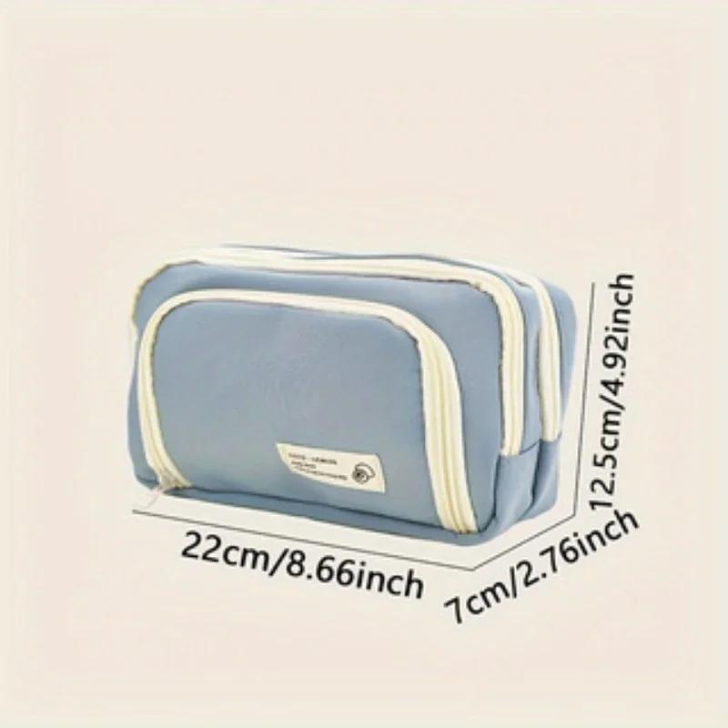 1pc-Large Capacity Multifunctional Japanese Style High-value Pencil Case and Boxed Pens, Storage Supplies and Writing