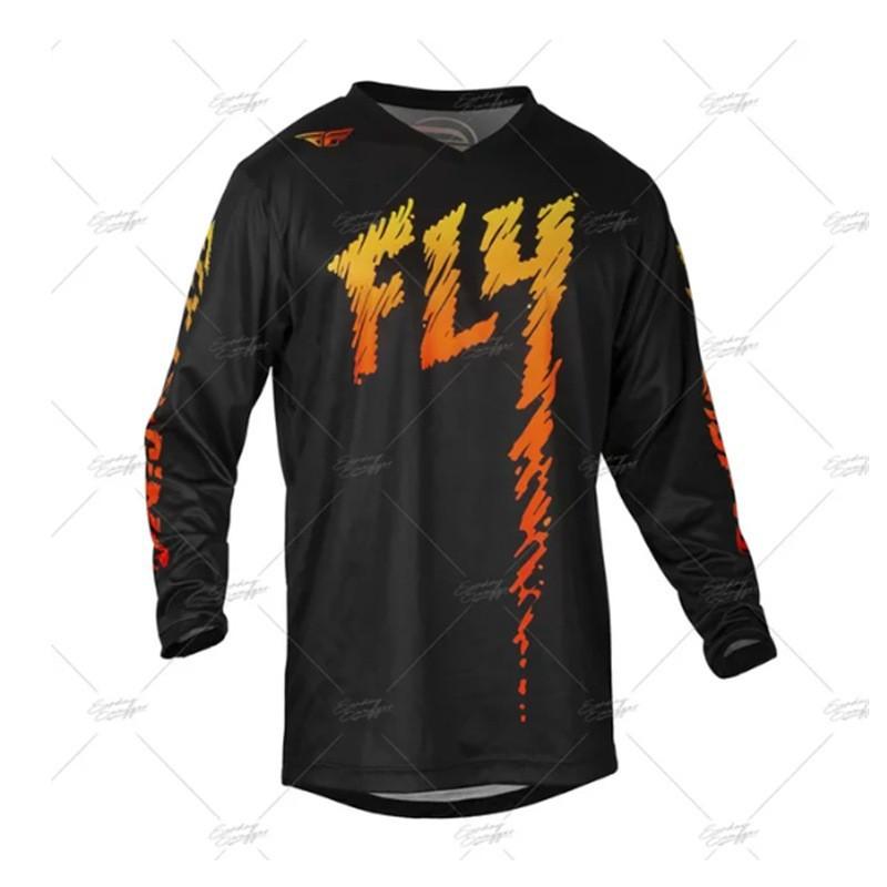 FLY Professional Men s Racing Suit Downhill T-shirt Motorcycle Speed-drying Off-road Cycling 4XL