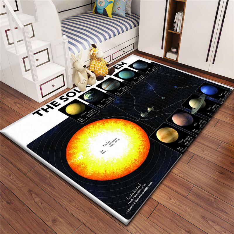 Cosmic Planet HD Printed Carpet Living Room Home Decor Sofa Table Rug Anti Slip Chair Cushion Lounge Mat Picnic Camping  Ar