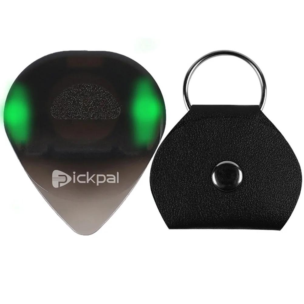Guitar Touch Luminous Pick with High-Sensitivity LED Light Stringed Instrument Plectrum Non-Slip for Bass Electric Guitarists