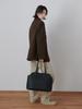 Reframe Ople Leather Big Shoulder Bag Black