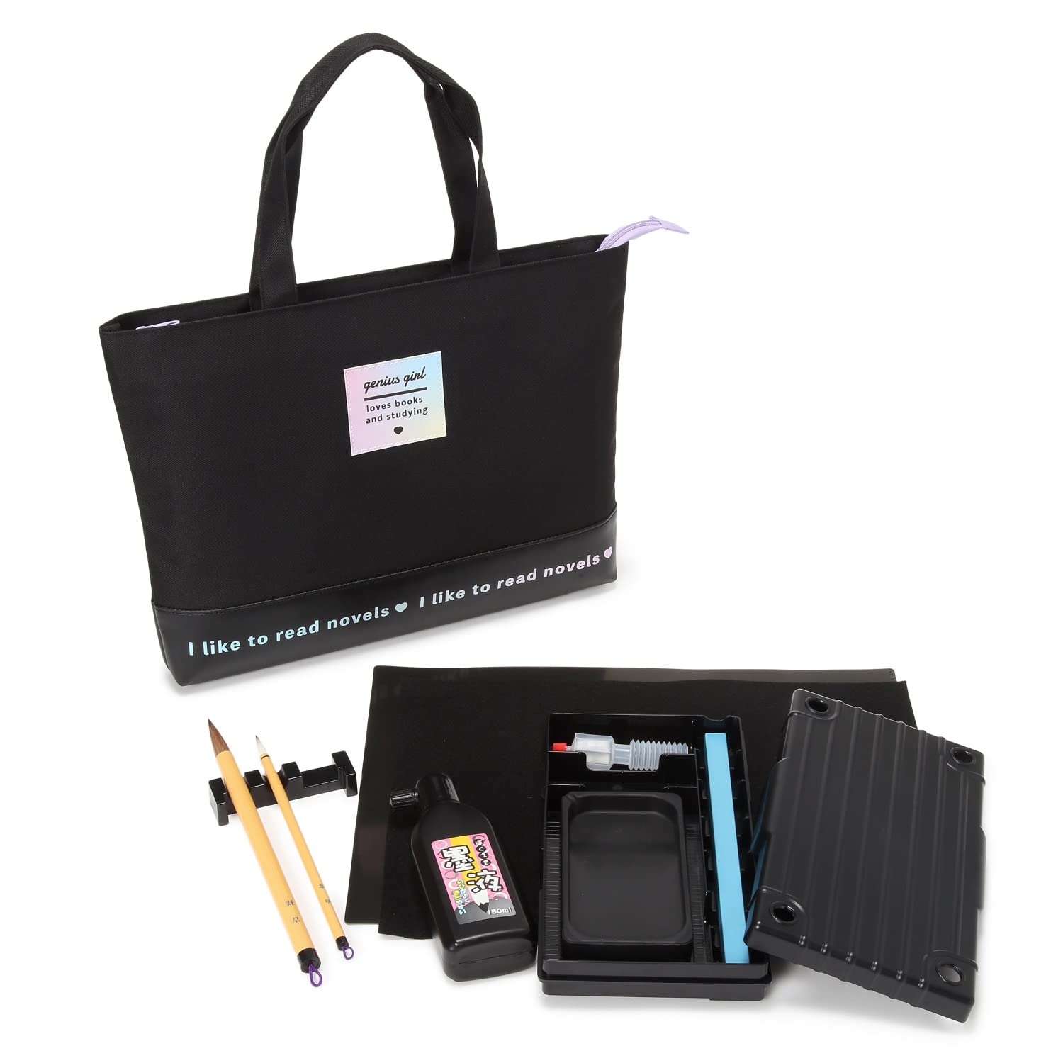 

Moribe Creation Calligraphy Set Lesson Bag Type Genius Girl MS-12-GE чорний
