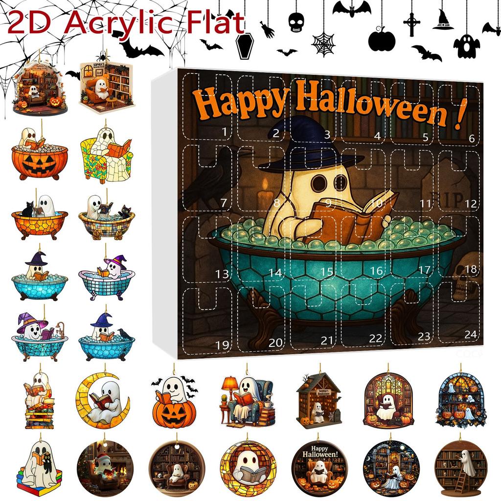 Halloween Doll Advent Calendar Contains 24 Gifts Halloween Horror Figures Advent Calendar Countdown Calendar With Surprise Toys