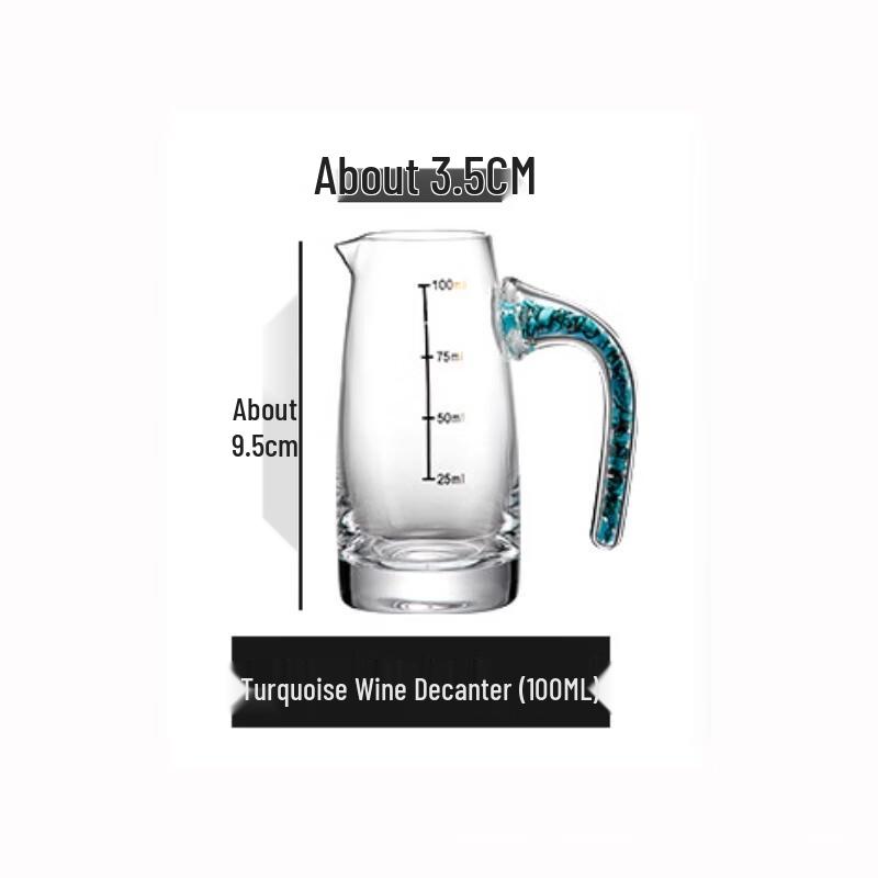 Shangqi Crystal Glass Gold Rim Decanter Set