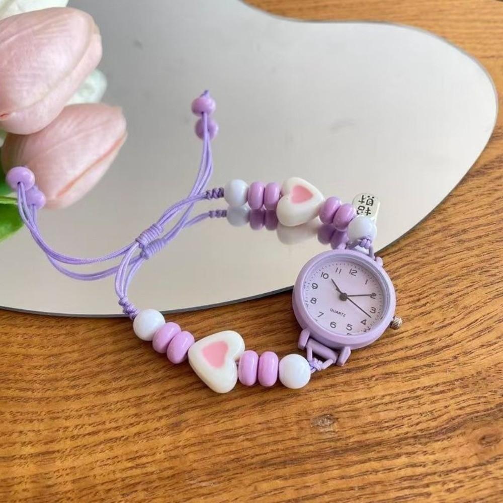 Zinc Zinc Alloy Quartz Bracelet Wristwatch Ethnic Timepiece Hand Chain New Star Heart Bracelet Gift