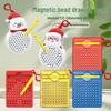 Creative Santa Claus Magnetic Maze Drawing Toy