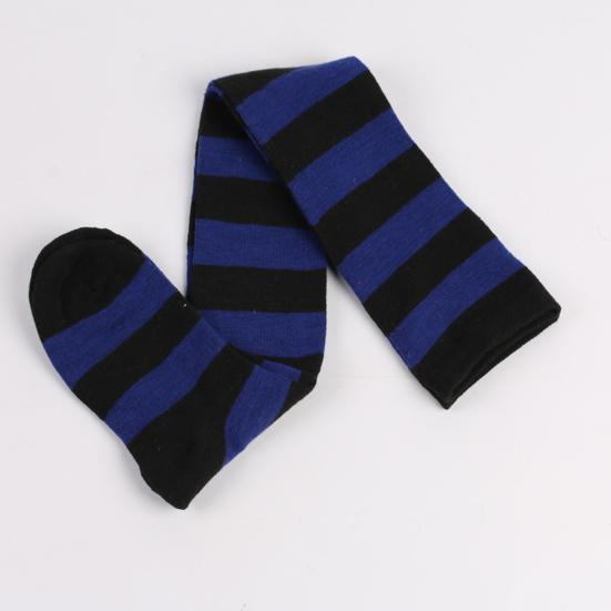 Stockings Color Block Striped Women Over The Knee Thigh High Socks for Christmas
